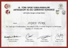 Uzm. Dr. Ayşen Türk Spor Hekimliği sertifikası