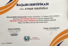 Psk. Aynur TERZİOĞLU Psikoloji sertifikası