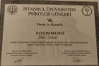 Uzm. Kl. Psk. Sena Yunus Tozan Psikoloji sertifikası