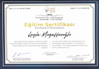 Uzm. Kl. Psk. Leyla Muzafferoğlu Psikoloji sertifikası