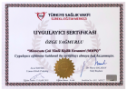 Uzm. Kl. Psk. Özge Yağmurlu Özkurt Klinik Psikolog sertifikası