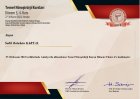 Op. Dr. Batuhan Kartal Beyin ve Sinir Cerrahisi sertifikası