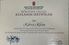 Uzm. Dt. Kübra Kirişçi Diş Hekimi sertifikası
