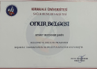 Dyt. Beyzanur Özen Diyetisyen sertifikası