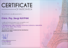 Uzm. Kl. Psk. Sevgi Kaypak Psikoloji sertifikası