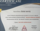 Psk. Dan. Özge Kayış Psikolojik Danışman sertifikası