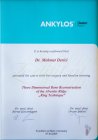 Dr. Dt. Mehmet Derici Diş Hekimi sertifikası