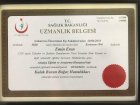 Op. Dr. Emin Eren Kulak Burun Boğaz hastalıkları - KBB sertifikası