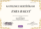 Psk. Esra Bakat Baraner Psikoloji sertifikası
