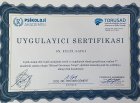 Klinik Psikolog  Eylül Saygı Klinik Psikolog sertifikası