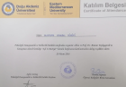 Uzm. Psk. Dan. Hakan Sürücü Psikolojik Danışman sertifikası