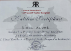 Prof. Dr. Birol Alver Psikolojik Danışman sertifikası