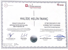 Psk. Halide Helin İnanç Psikoloji sertifikası