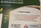 Dyt. Begüm Şimsek İpek Diyetisyen sertifikası