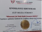 Psk. Elif Melisa Türkmen Psikoloji sertifikası