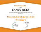 Psk. Cansu Usta Psikoloji sertifikası