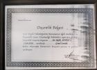 Prof. Dr. Refik Ayten Genel Cerrahi sertifikası