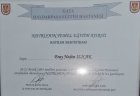 Op. Dr. Eray Nedim Ilıcak Genel Cerrahi sertifikası