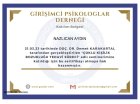 Psk. Nazlıcan Aydın Psikoloji sertifikası