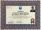 Uzm. Dr. M.Fatih Somuncu Medikal Estetik Tıp Doktoru sertifikası