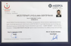 Uzm. Dr. M.Fatih Somuncu Medikal Estetik Tıp Doktoru sertifikası