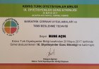 Dyt. Buse Açık Diyetisyen sertifikası