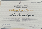 Psk. Saliha Mercan Aydın Psikoloji sertifikası