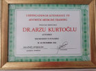 Dr. Arzu Kurtoğlu Pratisyen Hekimlik sertifikası