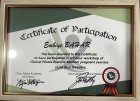 Fzt. Embiye Bahar Fizyoterapi sertifikası