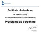 Op. Dr. Semavi Ulusoy Kadın Hastalıkları ve Doğum sertifikası