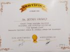Dil ve Konuşma Terapisti Şeyma Orakçı Dil Konuşma Bozuklukları sertifikası