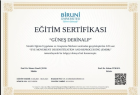 Uzm. Psk. Dan. Güneş Derinalp Psikolojik Danışman sertifikası