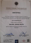 Psk. Dan. Melike Doruk Metin Psikolojik Danışman sertifikası