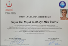 Dr. Başak Karaşahin İnevi Anestezi ve Reanimasyon sertifikası