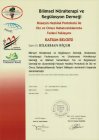 Uzm. Dr. Bilgehan Biçer Fiziksel Tıp ve Rehabilitasyon sertifikası