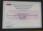 Fzt. Rahime Karaaslan Fizyoterapi sertifikası