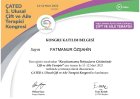 Psk. Dan. Fatmanur Özşahin Psikolojik Danışman sertifikası