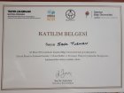 Klinik Psikolog  Aişe Seda Turhan Psikoloji sertifikası