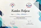 Uzm. Psk. Dan. Güneş Derinalp Psikolojik Danışman sertifikası