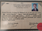 Doç. Dr. Mustafa Emiroğlu Genel Cerrahi sertifikası