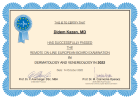 Uzm. Dr. Didem Kazan Dermatoloji sertifikası