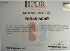 Psk. Dan. Ebrar Acar Psikolojik Danışman sertifikası