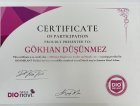 Dt. Gökhan Düşünmez Diş Hekimi sertifikası