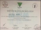 Psk. Özge Akgün Psikoloji sertifikası