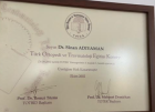 Prof. Dr. Sinan Adıyaman Ortopedi ve Travmatoloji sertifikası