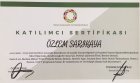 Uzm. Kl. Psk. Özlem Sarıkaya Psikoloji sertifikası