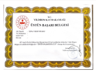 Dr. Psk. Dan. Kübra Yaşar Yılmaz Psikolojik Danışman sertifikası