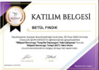 Aile Danışmanı Betül Fındık Aile Danışmanı sertifikası