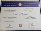Fzt. Deniz Karakuş Fizyoterapi sertifikası