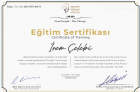 Psk. İrem Çelebi Psikoloji sertifikası